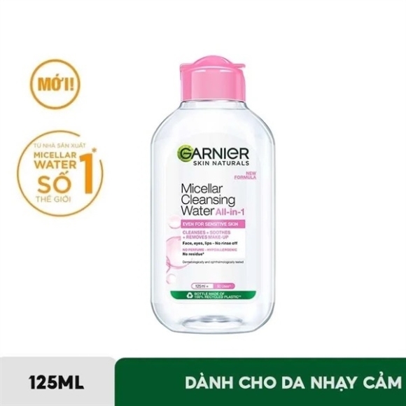 TẨY TRANG GARNIER HỒNG MINI 50ML