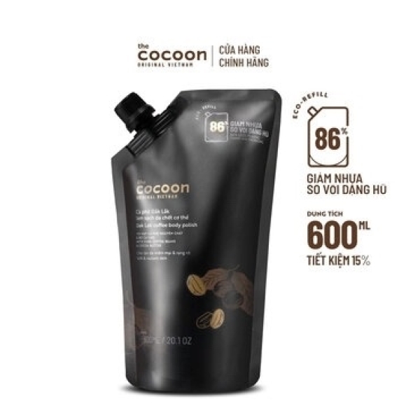 TẨY TẾ BÀO CHẾT COCOON TÚI 600ML