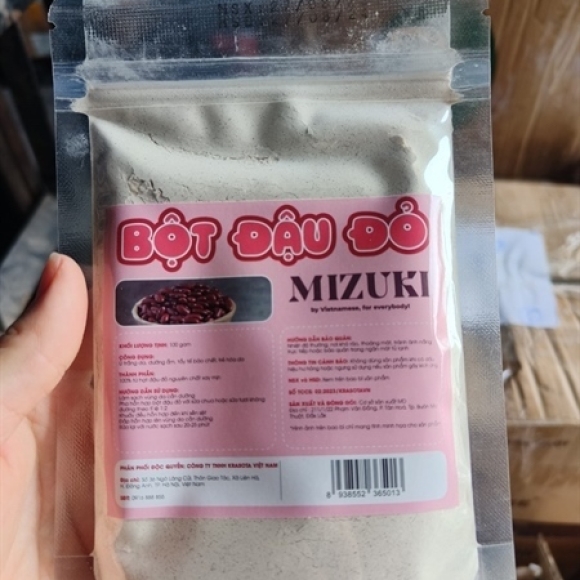 BỘT ĐẬU ĐỎ MIZUKI 100G