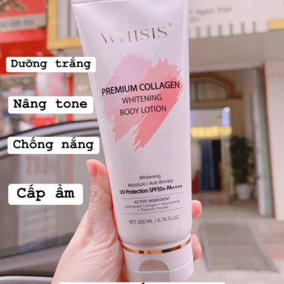 DƯỠNG THỂ CHỐNG NẮNG NÂNG TONE WHISIS 200ML