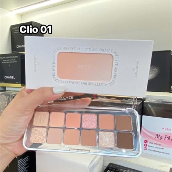 PHẤN MẮT CLIO 12 Ô #01