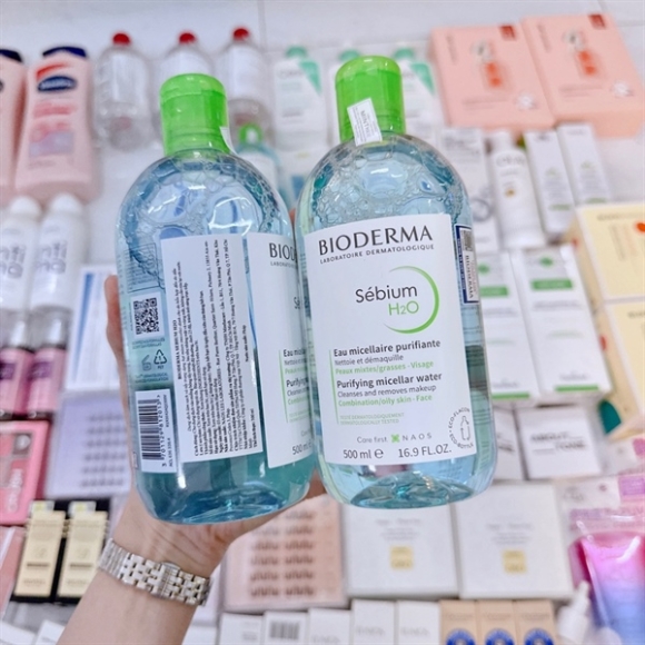 TẨY TRANG BIODERMA XANH - CTY 500ML