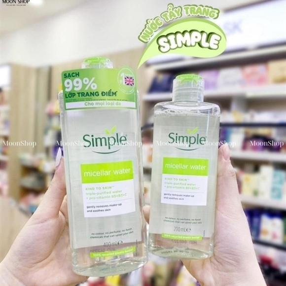 TẨY TRANG SIMPLE 400ML