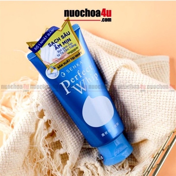 Sữa rửa mặt Senka Perfect whip #Xanh 120g
