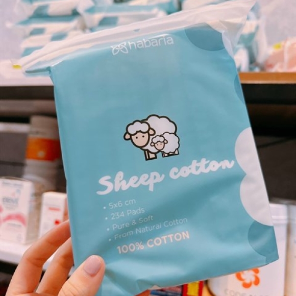 Bông tẩy trang cừu 234 miếng