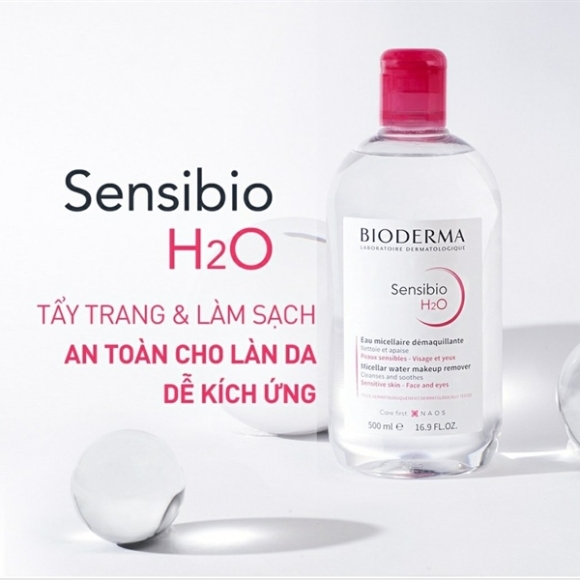 TẨY TRANG BIODERMA HỒNG 500ML