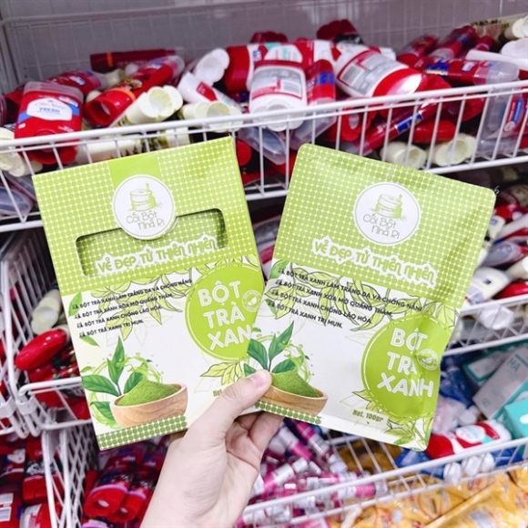 BỘT NẠ THIÊN NHIÊN - TRÀ XANH 100G