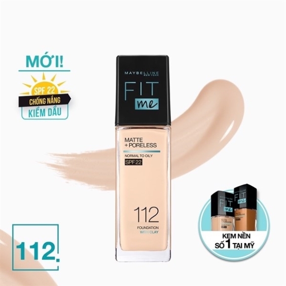 KEM NỀN MAYBELLINE FITME #112