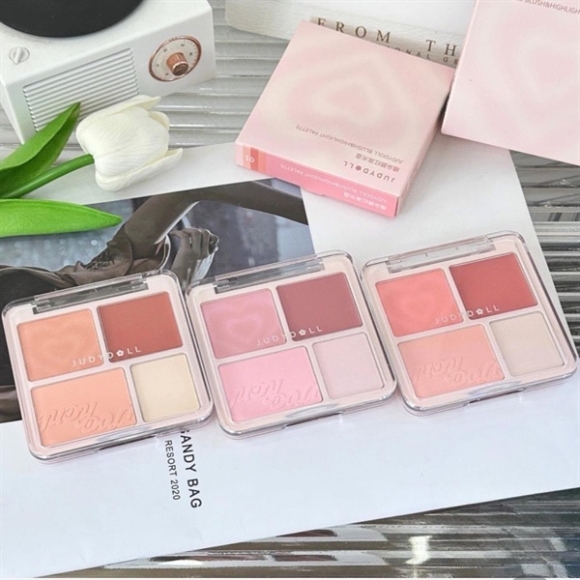 Bảng má hồng + highlight judy Doll #02