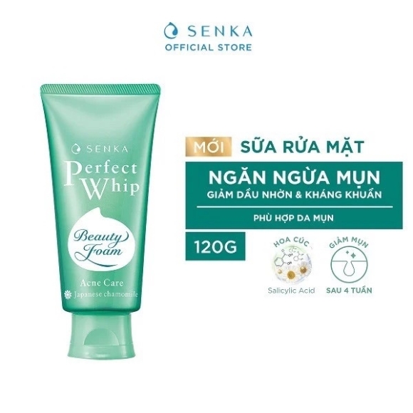 SỮA RỬA MẶT SENKA XANH LÁ 120G