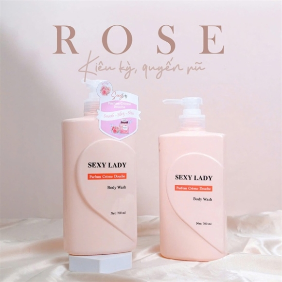 SỮA TẮM SEXY LADY PHÁP - HOA HỒNG 700ML