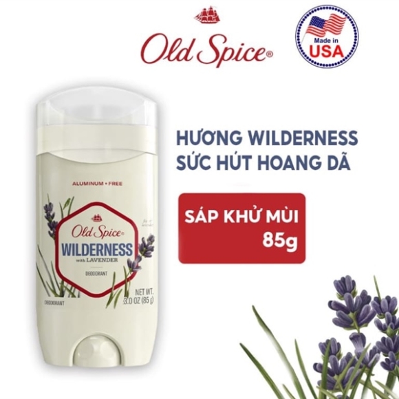 SÁP KHỬ MÙI OLD SPICE WILDERNESS OẢI HƯƠNG