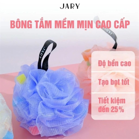BÔNG TẮM JARY (có mút)