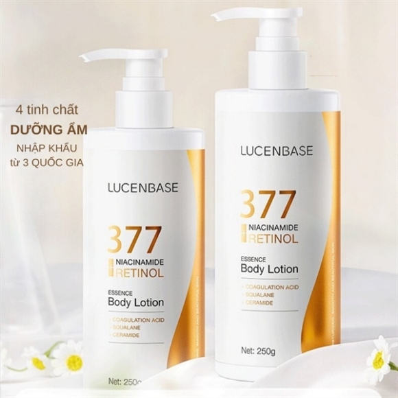 KEM TRẮNG DA BODY LUCENBASE 377 250G