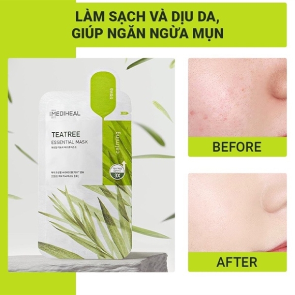NẠ MEDIHEAL TEA TREE MỚI DA DẦU MỤN