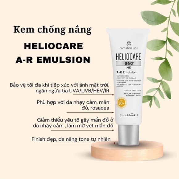 KEM CHỐNG NẮNG HELIOCARE A-R 50ml