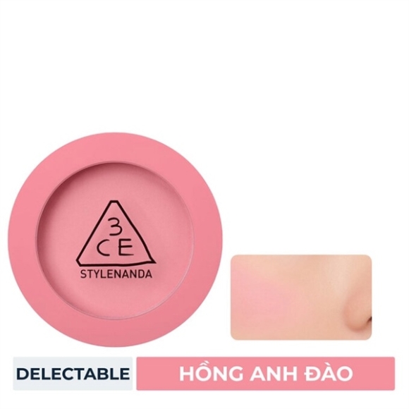 PHẤN MÁ HỒNG 3CE #DELECTABLE
