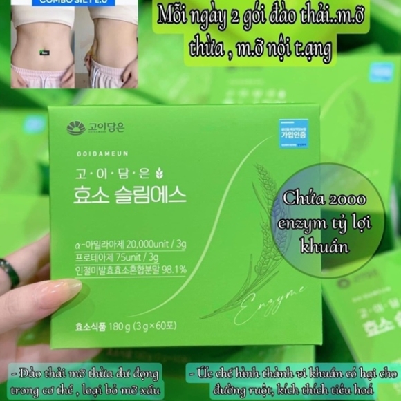 MEN VI SINH TIÊU MỠ HÀN QUỐC