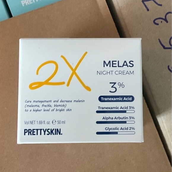 Kem dưỡng trị nám Prettyskin melas 2X đêm
