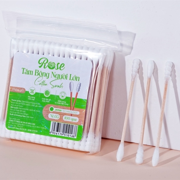 BÔNG TĂM NGƯỜI LỚN ROSE TÚI 100C