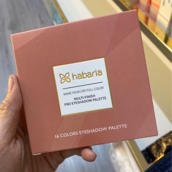 Phấn mắt Habaria 16 Ô Tone Cam #01