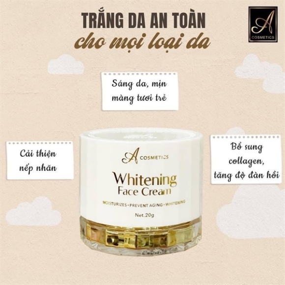 FACE PHÁP ACOSMETICS WHITENING 20G