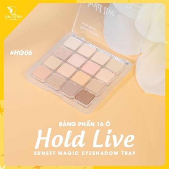 BẢNG PHẤN MẮT HOLD LIVE 16 Ô #H06