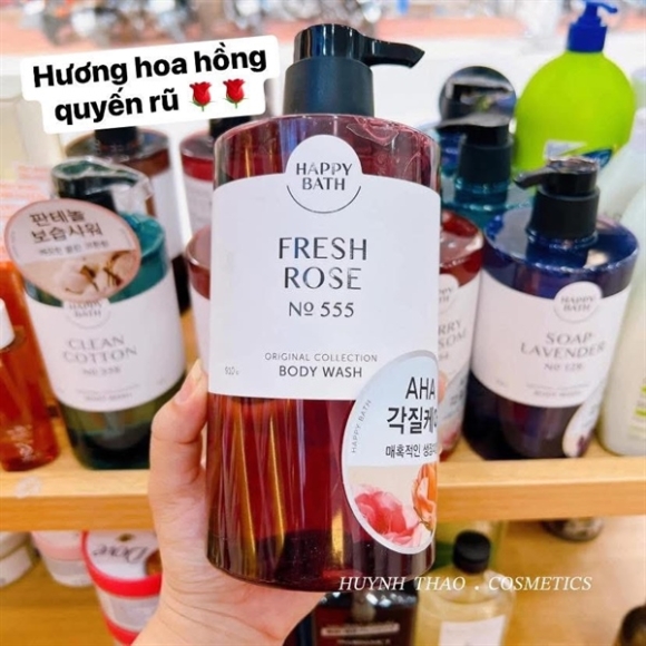 SỮA TẮM HAPPY BATH ROSE 910ML