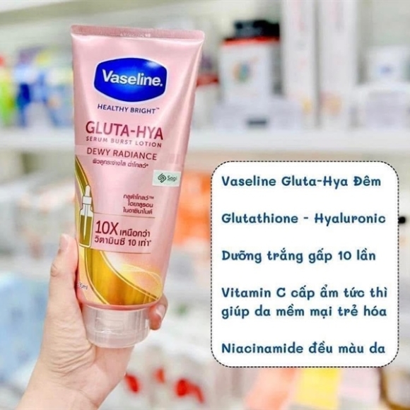 DƯỠNG THỂ VASELINE 10X HỒNG 300ML