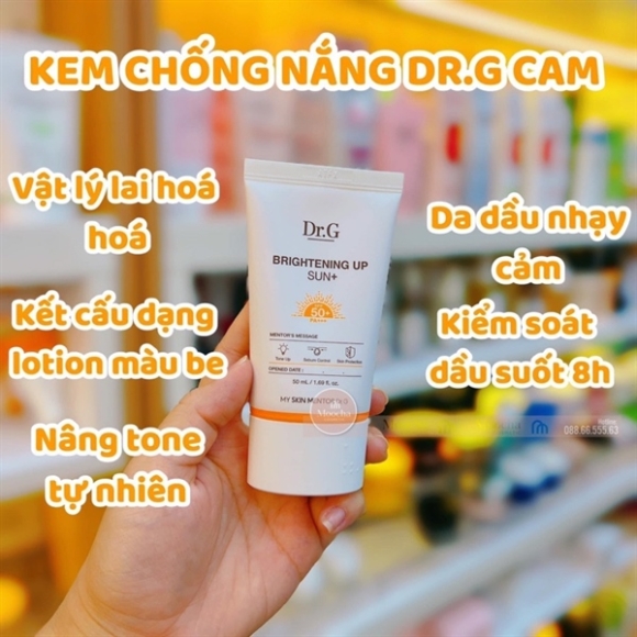 KEM CHỐNG NẮNG DR.G CAM (tách 50ml)