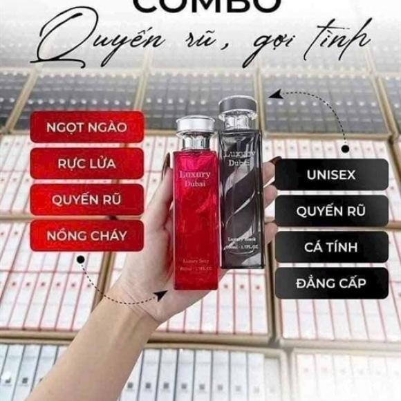 NƯỚC HOA LUXURY DUBAI ĐEN 50ML