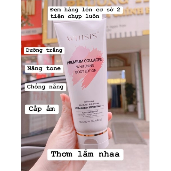 DƯỠNG THỂ CHỐNG NẮNG NÂNG TONE WHISIS 200ML