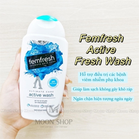 DUNG DỊCH VỆ SINH FEMFRESH XANH ACTIVE 250ML