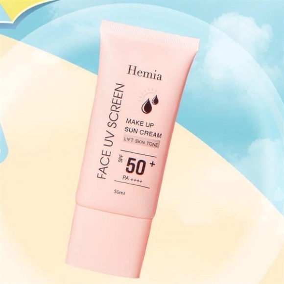 KEM CHỐNG NẮNG HEMIA HỒNG 50ML