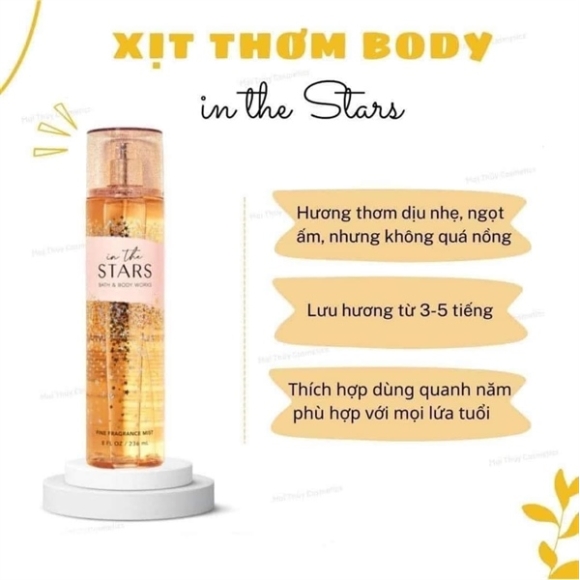 XỊT THƠM BAT&BODYWORK IN THE STAR 236ML