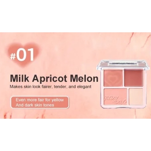 Bảng má hồng + highlight judy doll #01