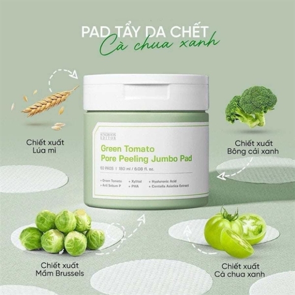 TONER PAD CÀ CHUA XANH