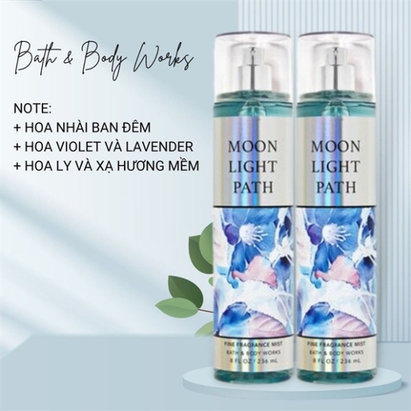 XỊT THƠM BAT&BODYWORK MOON LIGHT PATH 236ML