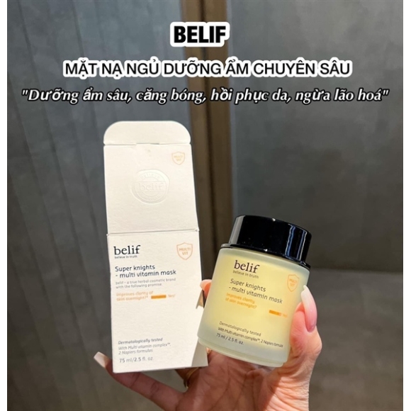 MẶT NẠ NGỦ BELIF 75ML