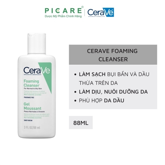 SỮA RỬA MẶT CERAVE DA DẦU 88ml