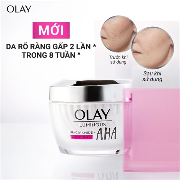 KEM OLAY LUMINOUS NIACINAMIDE + AHA 50G