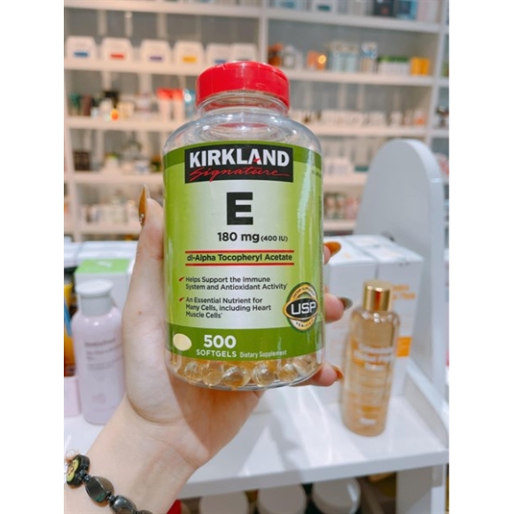 VITAMIN E MỸ 400IU KIRKLAND 500V