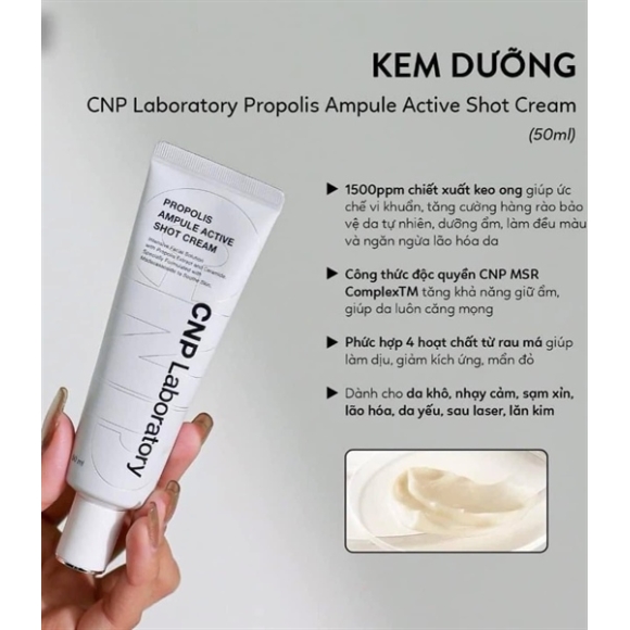 KEM DƯỠNG CNP TUÝP 50ML