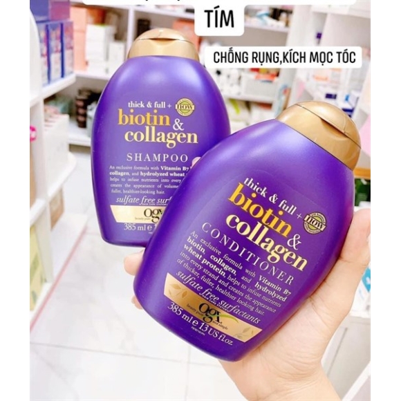 BỘ GỘI XẢ BIOTIN TÍM MỸ 385ML