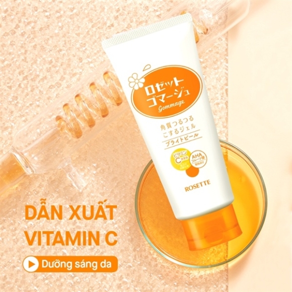 TẨY DA CHẾT ROSETTE CAM VITAMIN C 120G