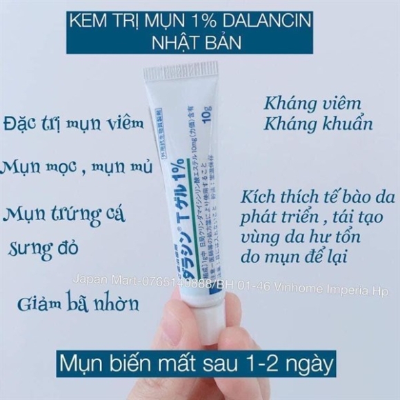 KEM MỤN NHẬT - DALACIN 1%