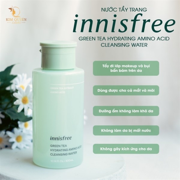 NƯỚC TẨY TRANG INNISFREE MẪU MỚI 300ML