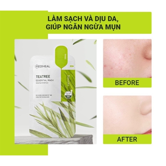 NẠ MEDIHEAL TEA TREE MỚI DA DẦU MỤN