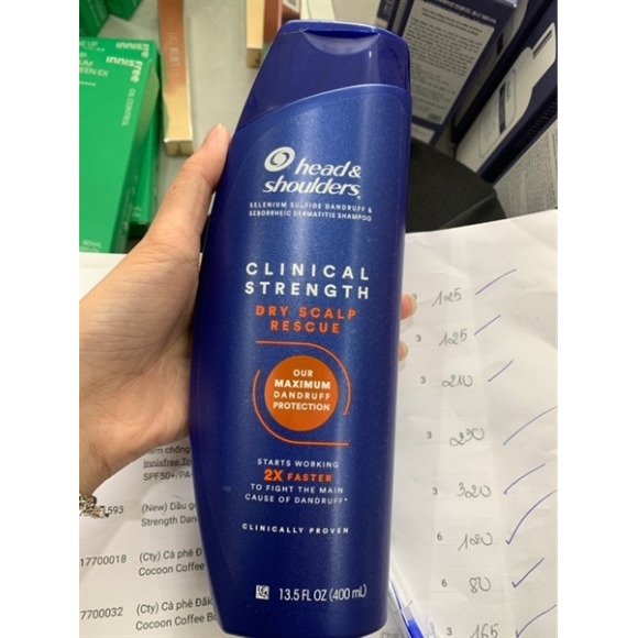 DẦU GỘI HEAD MỸ 400ML MẪU MỚI