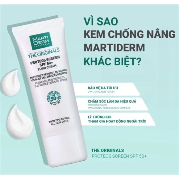 KEM CHỐNG NẮNG PHỔ RỘNG MARTIDERM 40ML